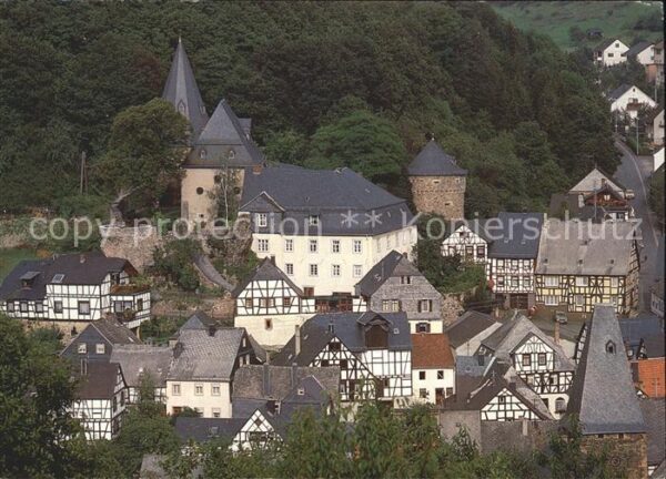 Herrstein Historische Ortskern Fachwerkhäuser Deu