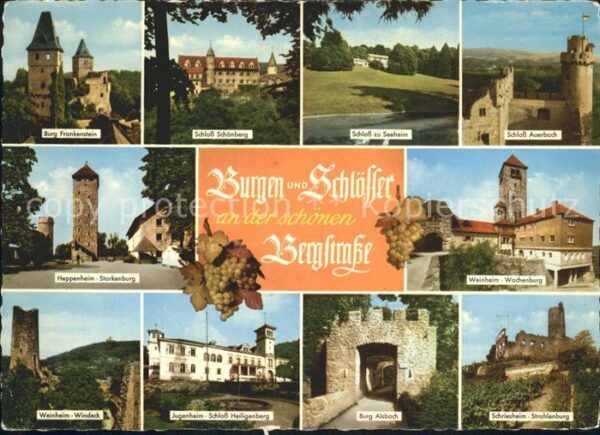 Frankenstein Bergstrasse Burgen und Schlösser an der Bergstrasse