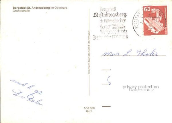 St Andreasberg Harz Grundstrasse Bergstadt – Bild 2