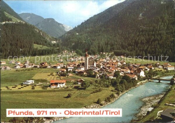 Pfunds Panorama Oberinntal Alpen