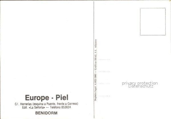 Benidorm Europe Piel Ladengeschäft – Bild 2