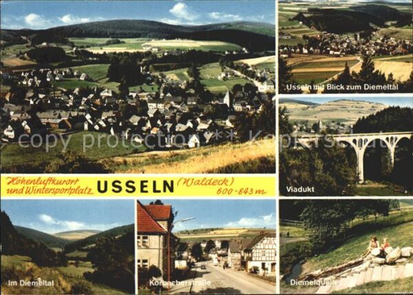 Usseln Höhenluftkurort Wintersportplatz Diemel