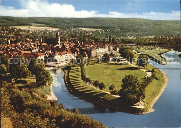 Hann. Muenden Panorama Blick vom Dingelstedt Pressel