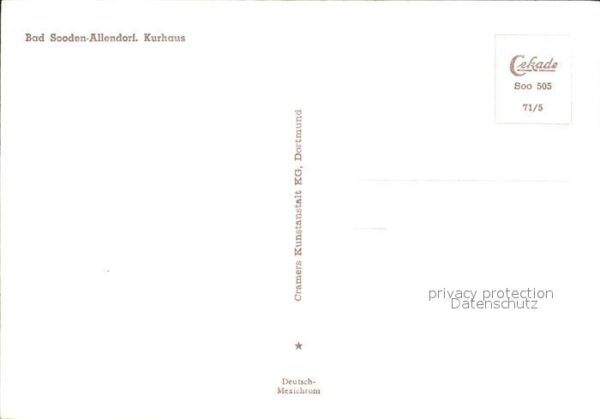 Allendorf Bad Sooden Kurhaus Fachwerkhaus – Bild 2