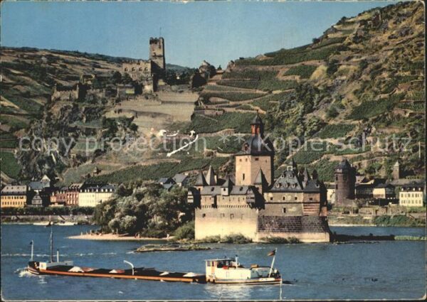 Kaub Pfalz Burg Pfalzgrafenstein Rhein Frach