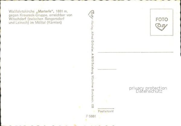 Witschdorf Wallfahrtskirche Marterle gegen Kreuzec – Bild 2
