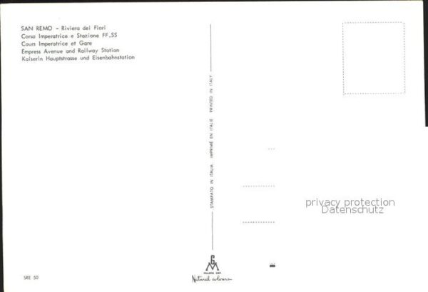 San Remo Corso Imperatrice e Stazione Riviera de – Bild 2