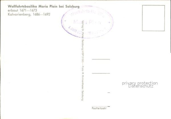 Salzburg Oesterreich Wallfahrtsbasilika Maria Plain Kalvarie – Bild 2