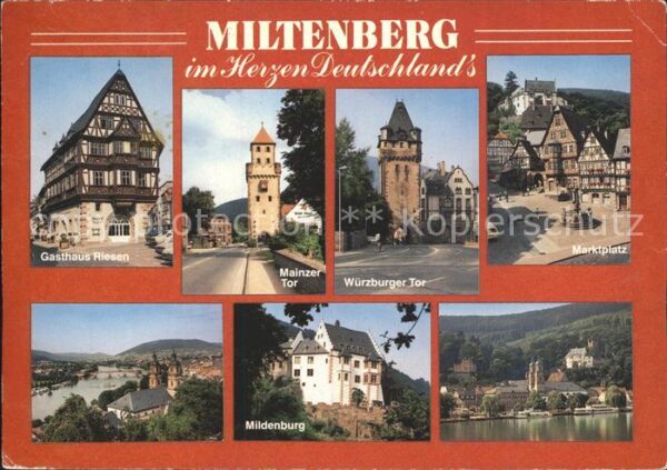 Miltenberg Main Gasthaus Riesen Fachwerkhaus Mainzer To