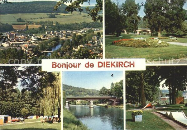 Diekirch Vue generale Parc Camping Pont de la Su