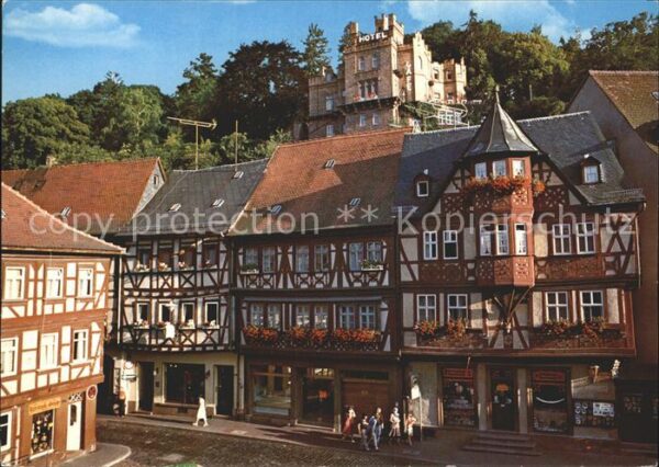 Miltenberg Main Marktplatz Fachwerkhäuser Erker Hotel