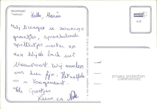 Nieuwpoort West-Vlaanderen Yachtclub Hafen – Bild 2