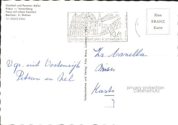 Klaus Vorarlberg Gasthof Pension Adler Kirche – Bild 2