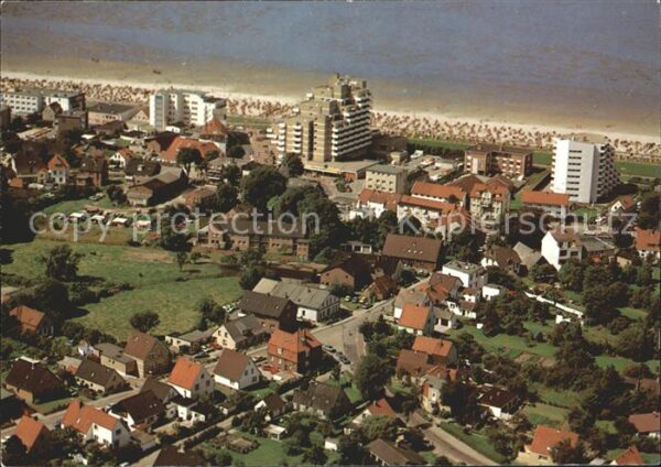 Duhnen Nordsee Fliegeraufnahme