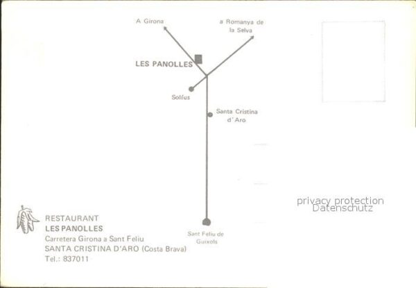 Santa Cristina de Aro Restaurant Les Panolles – Bild 2