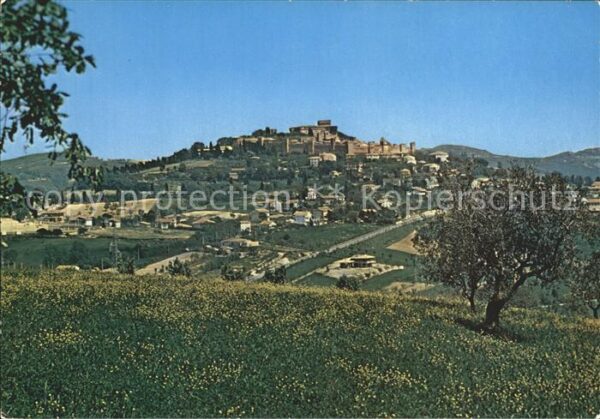 Gradara Pesaro Panorama Mittelalterliche Bergfeste und
