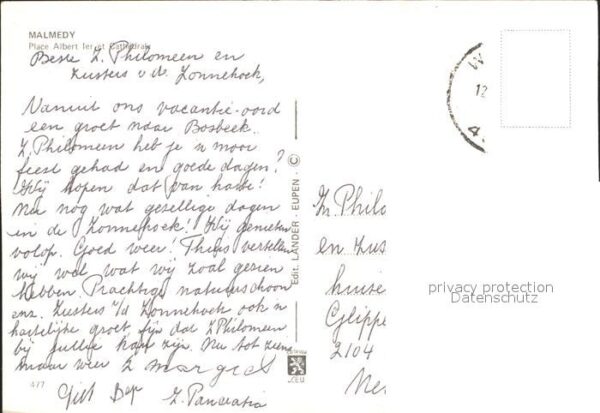 Malmedy Wallonie Place Albert 1er et Cathedrale – Bild 2