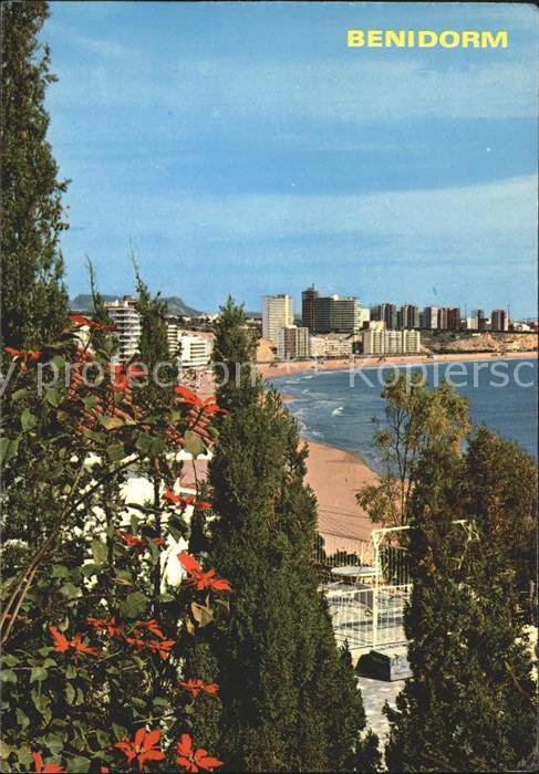 Benidorm Blick zum Strand