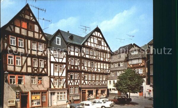 Herborn Hessen Kornmarkt Fachwerkhäuser 1000jährige St