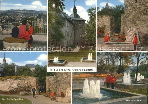 Siegen Westfalen Ausblick vom Krebs ins Hüttental Rubens