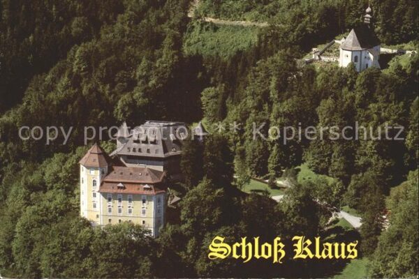 Klaus Pyhrnbahn Schloss Klaus mit Bergkirche Fliegerauf