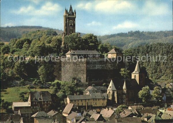 Dillenburg Blick zum Wilhelmsturm