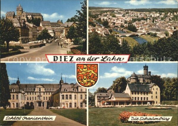 Diez Lahn Teilansichten Schloss Oranienstein Scha