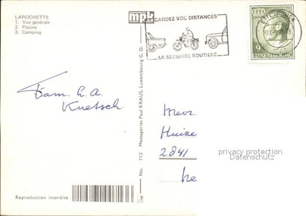 Larochette Luxembourg Vue generale Piscine Camping – Bild 2