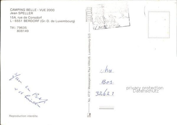 Berdorf Echternach Camping Belle Vue 2000 – Bild 2