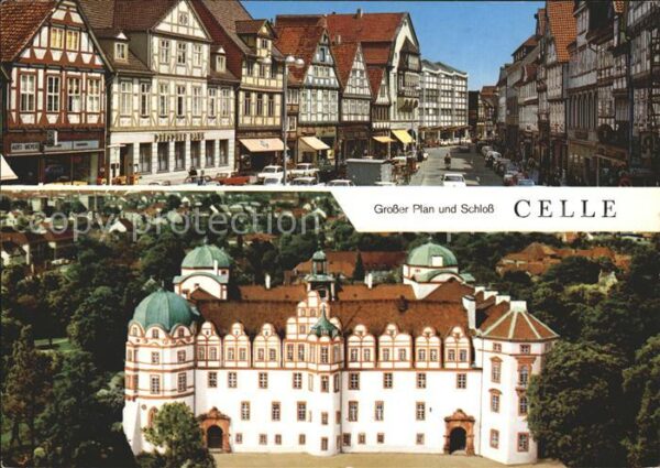 Celle Niedersachsen Grosser Plan Fachwerkhäuser Schloss