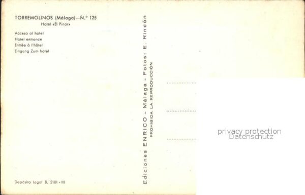 Torremolinos Hotel El Pinar Acceso – Bild 2