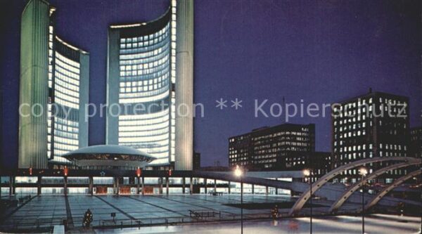 Toronto Canada Nathan Phillips Square New City Hall Bu