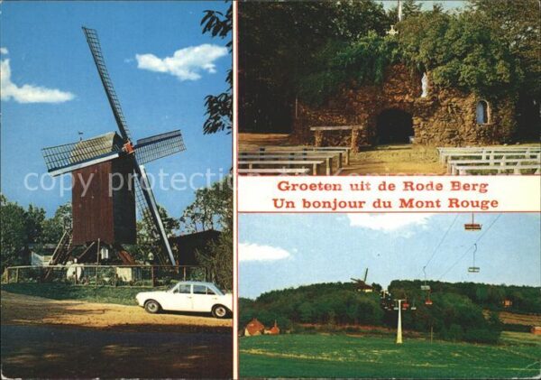Westouter Rode Berg Mont Rouge Moulin Windmühle S