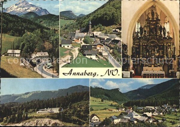 Annaberg Niederoesterreich Gasthof Sägemühle Ötscher Hochaltar Erh