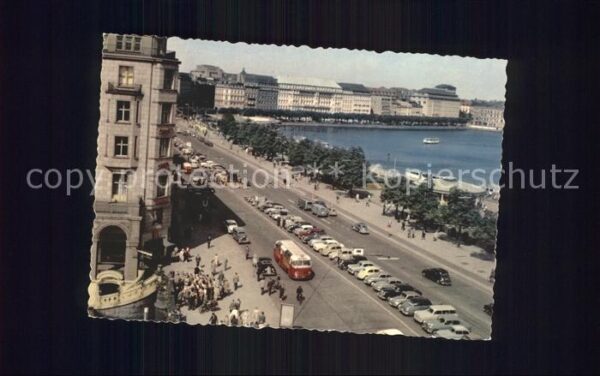 Hamburg Jungfernstieg und Binnenalster