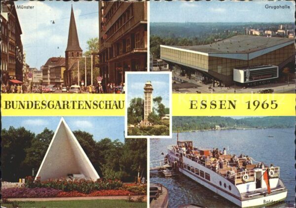 Essen Ruhr Bundesgartenschau Grugahalle Baldeneyse