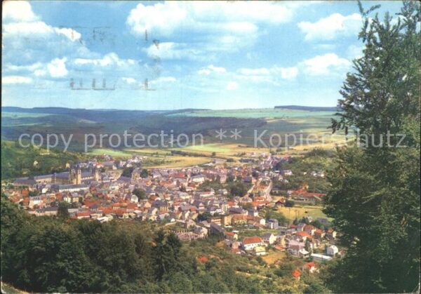 Echternach Panorama vue du Trosskneppchen