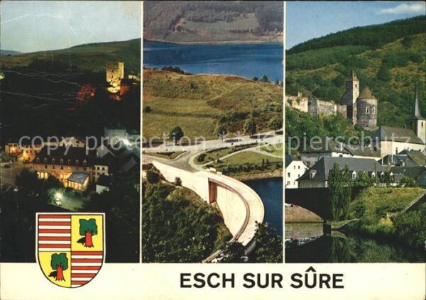 Esch-sur-Sure Teilansichten Schloss Talsperre Sperrma