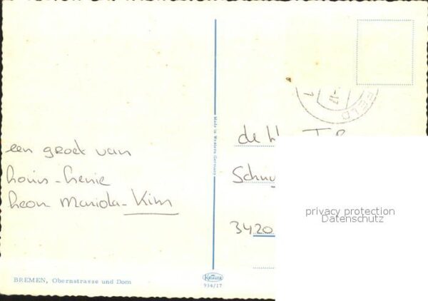 Bremen Obernstrasse und Dom – Bild 2