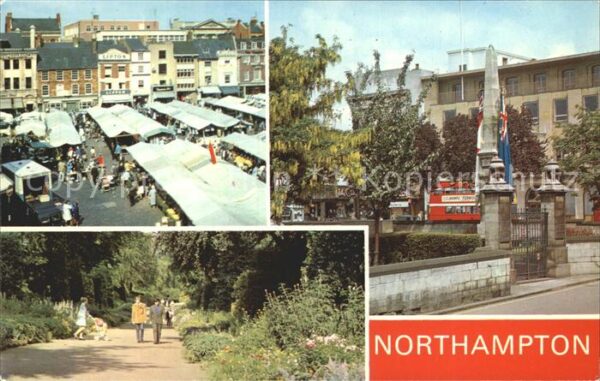 Northampton Market Square Flower Walk Abington Park