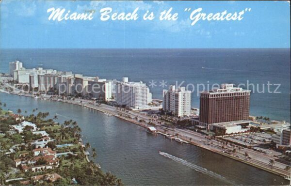 Miami Beach Fliegeraufnahme Hotel Apartments fabulo