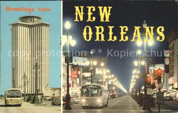 New Orleans Louisiana Canal St. thoroughfare
