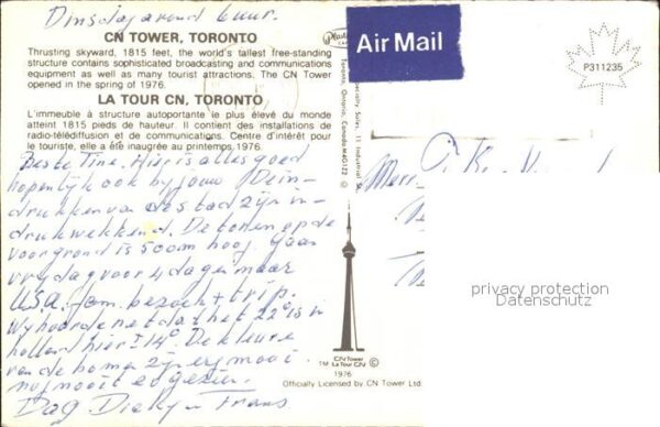 Toronto Canada CN Tower – Bild 2