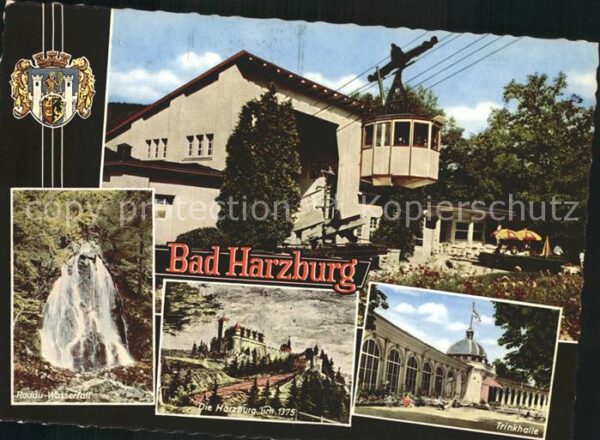 Bad Harzburg Luftseilbahn Radau-Wasserfall Harzburg