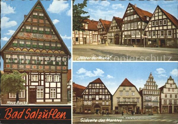 Bad Salzuflen Hinter der Wieke Südseite Markt Haus Ba