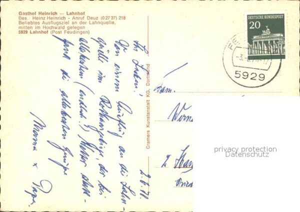 Feudingen Gasthof Heinrich Lahnhof – Bild 2