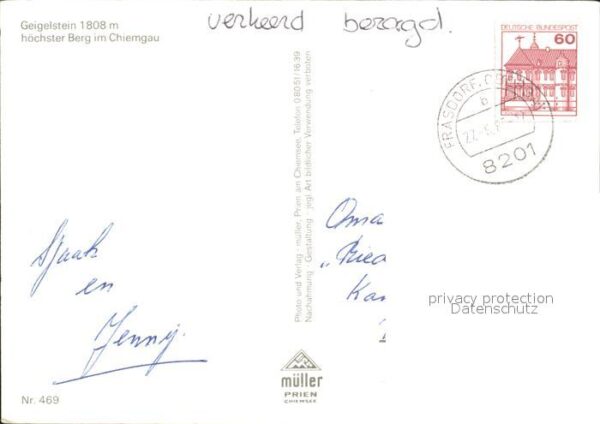 Chiemgau Geigelstein Gipfel Kapelle Nordwand – Bild 2