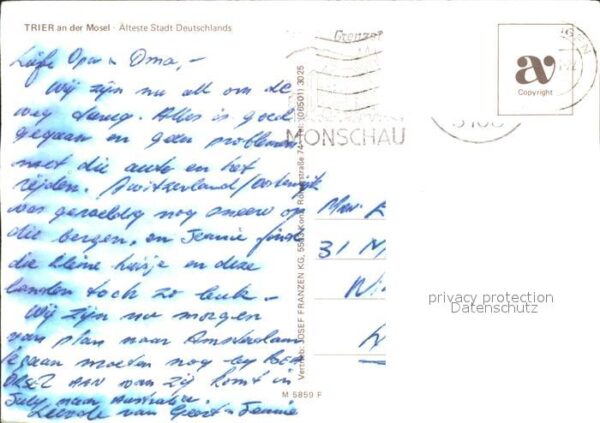 Trier Mariensäule Dreikönigenhaus Simeonstras – Bild 2