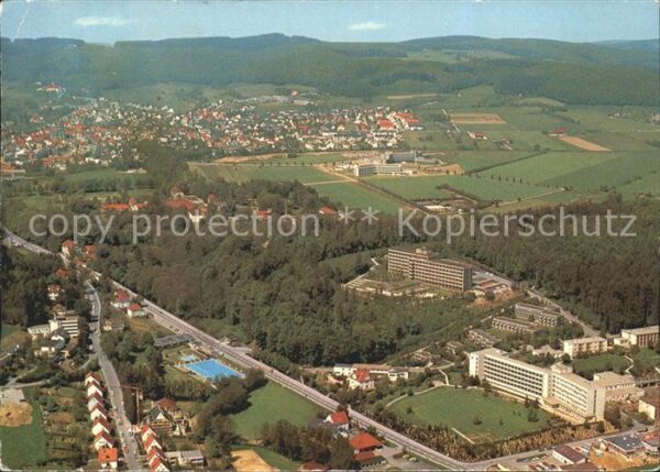 Bad Driburg Fliegeraufnahme Sanatorium Berlin BfA F