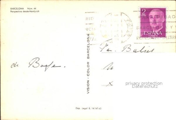 Barcelona Cataluna Montjuich – Bild 2